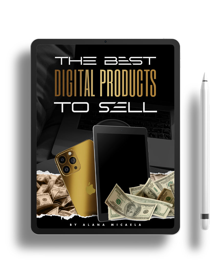 THE BEST DIGITAL PRODUCTS TO SELL EBOOK
