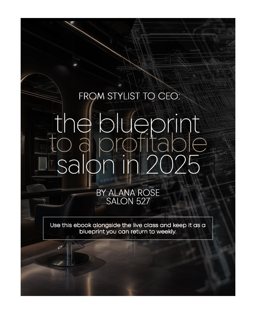 FROM STYLIST TO CEO: THE BLUEPRINT TO A PROFITABLE SALON IN 2025 E-BOOK